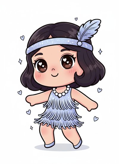 Gabriela's Flapper Fantasy 🌟 - Kawaii Cute