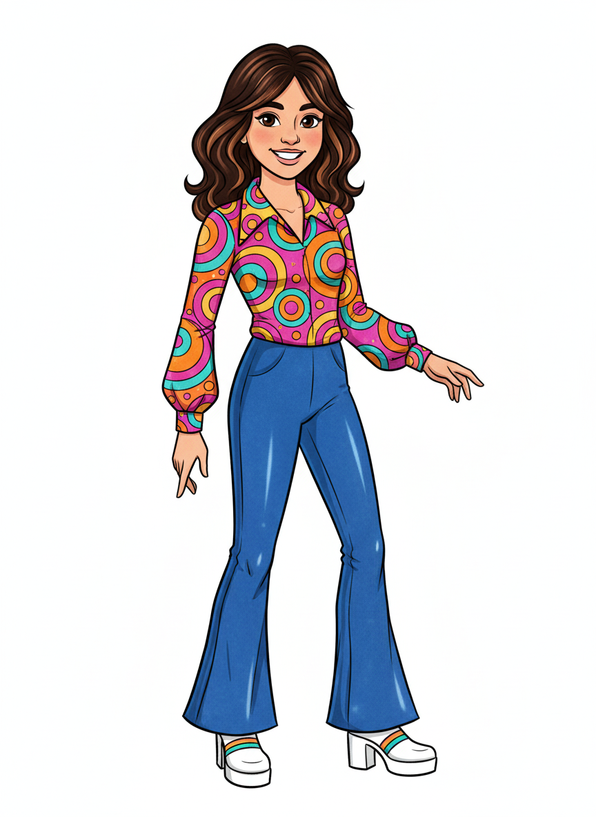 Groovy Gabriela - Classic Coloring Book