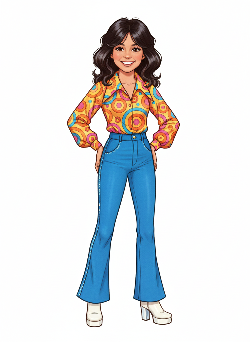 Groovy Gabriela - Vintage Storybook