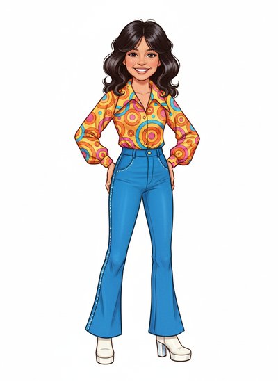 Gabriela's Disco Fever 🌟 - Vintage Storybook
