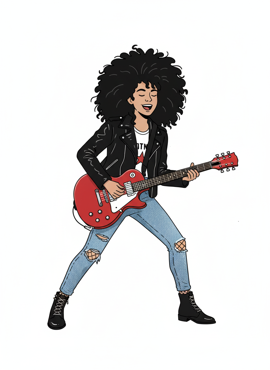 Gabriela the Rock Star - Minimalist