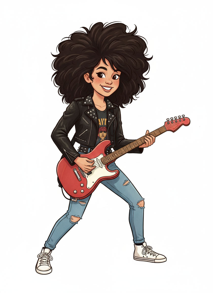 Gabriela the Rock Star - Vintage Storybook