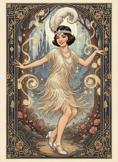 Gabriela's Flapper Fantasy 🌟 - Fairy Tale Classic