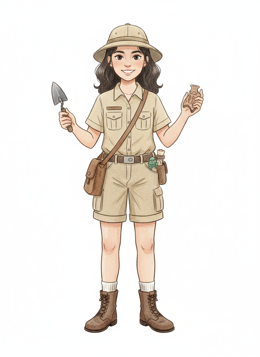 Gabriela the Explorer - Gentle Pencil