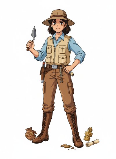 Gabriela's Archaeology Adventure 🌍 - Classic Anime