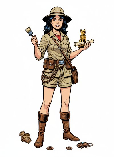 Gabriela's Archaeology Adventure 🌍 - Comic Book