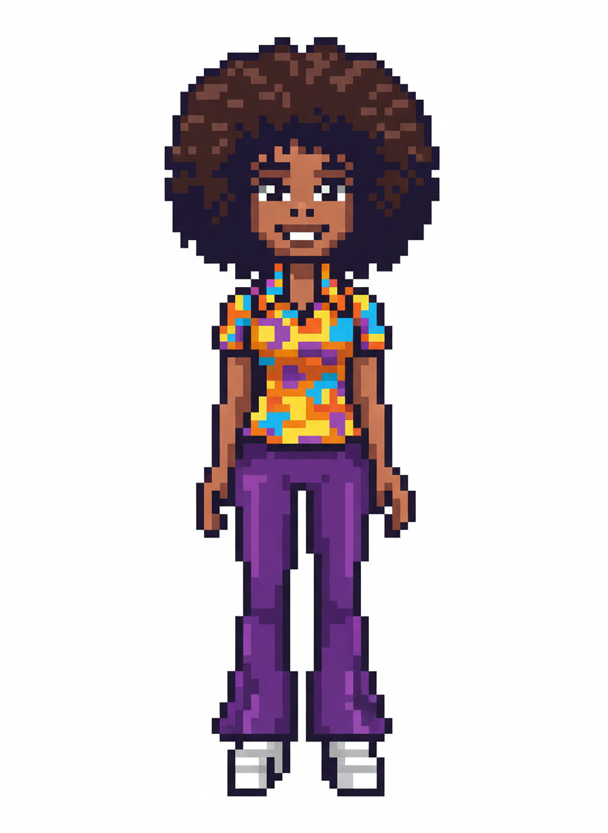 Groovy Gabriela - Pixel Art