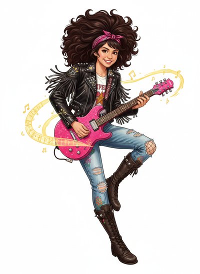 Gabriela's Rock Star Vibe 🎸 - Fairy Tale Classic
