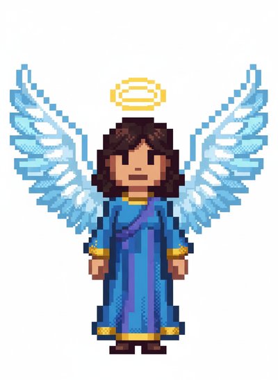 Gabriela's Angelic Dreams 🌟 - Pixel Art