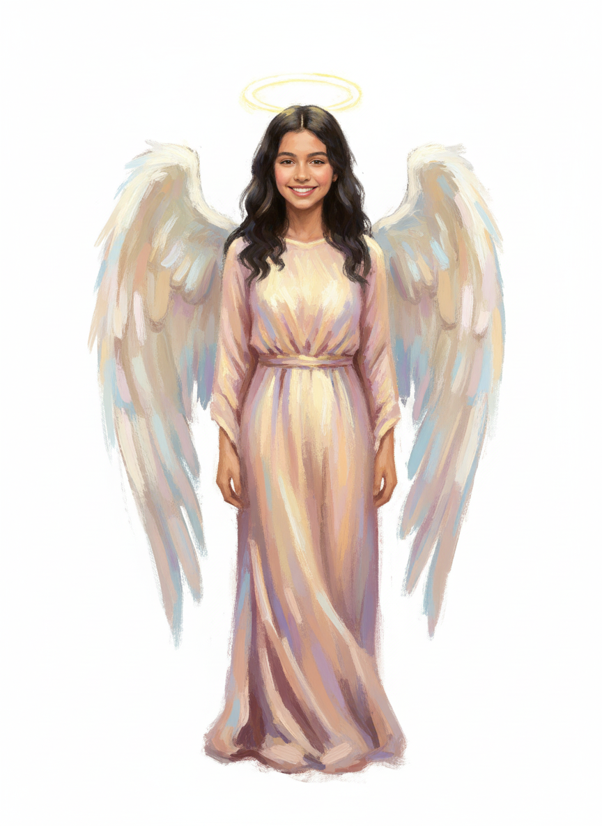 Gabriela the Celestial - Impressionist Painting