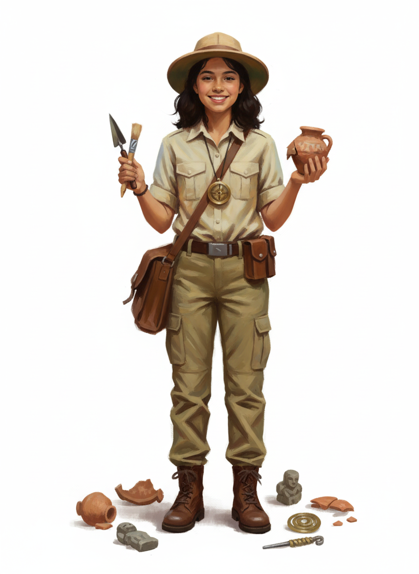 Gabriela the Explorer - Impressionist Painting