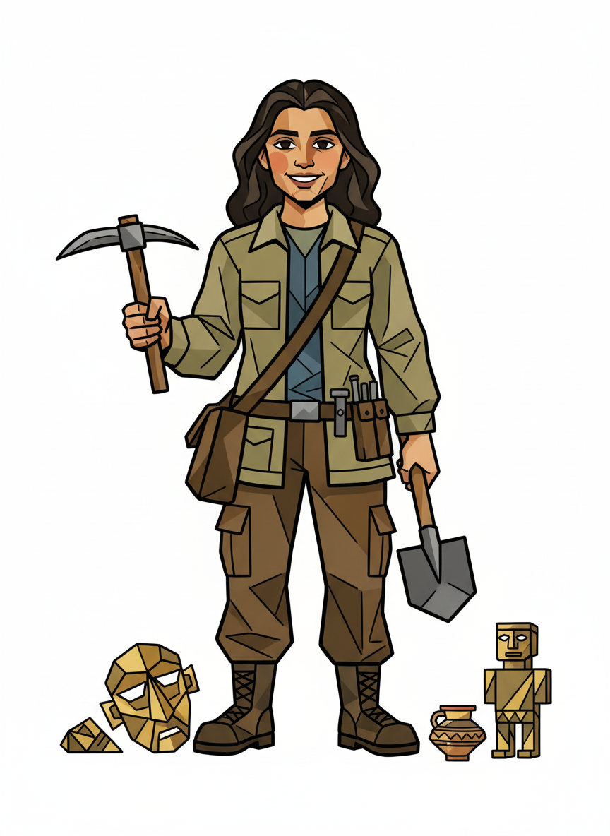 Gabriela the Explorer - Cubist Painting