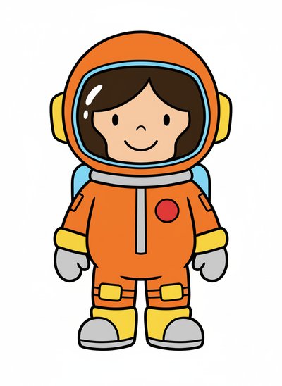 Gabriela's Galactic Adventure 🚀 - Preschool Simple