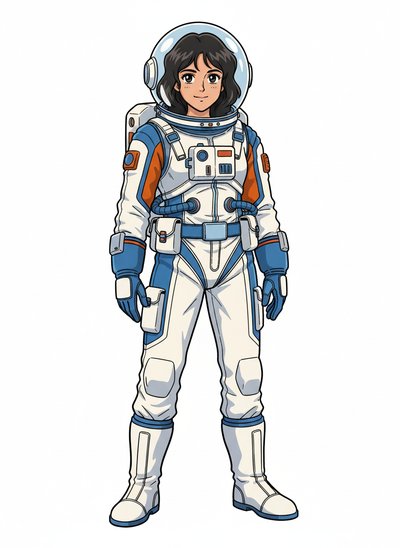 Gabriela's Galactic Adventure 🚀 - Classic Anime