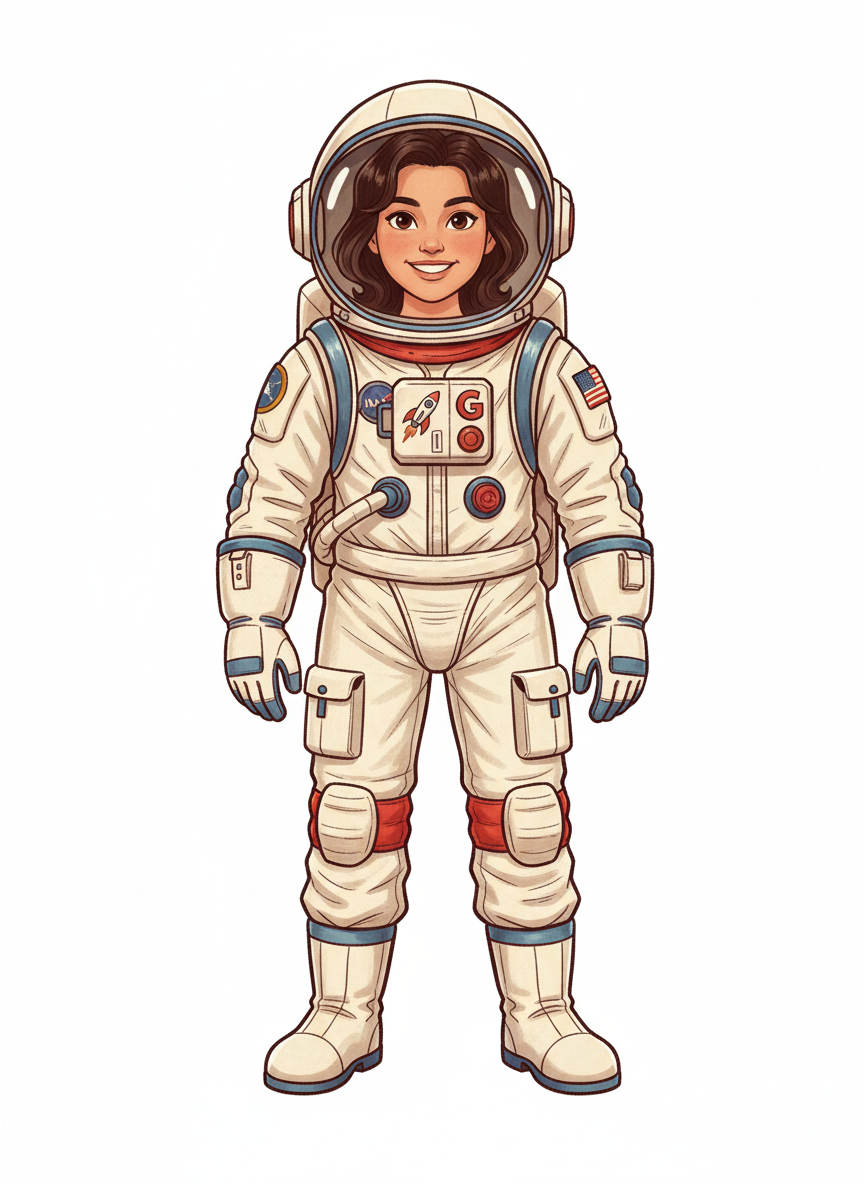 Galactic Gabriela - Vintage Storybook