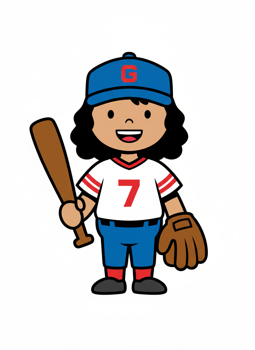 Gabriela the Slugger - Preschool Simple