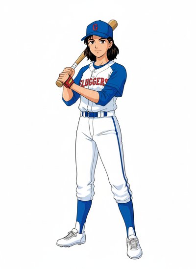 Gabriela's Baseball Magic ⚾️ - Classic Anime