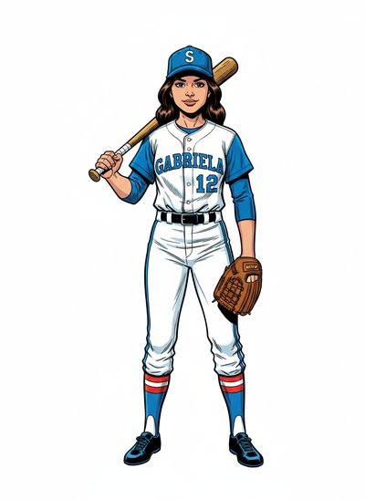 Gabriela's Baseball Magic ⚾️ - Comic Book