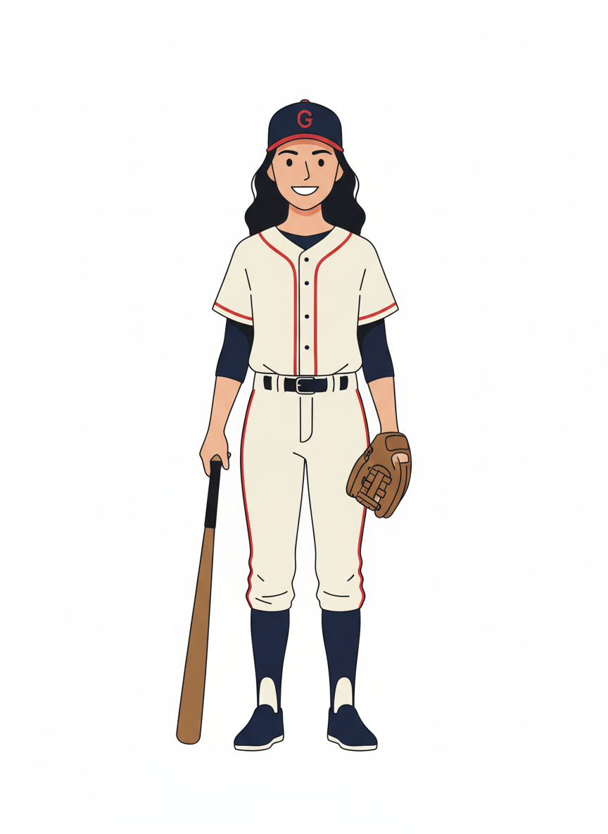 Gabriela the Slugger - Minimalist
