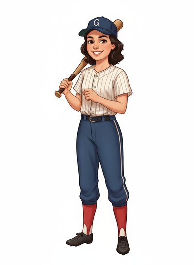 Gabriela's Baseball Magic ⚾️ - Vintage Storybook
