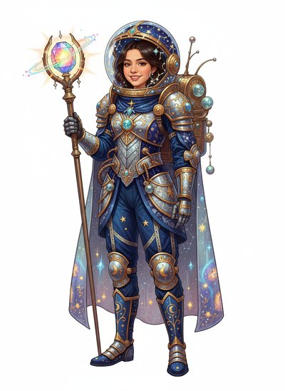 Gabriela's Galactic Adventure 🚀 - Fairy Tale Classic