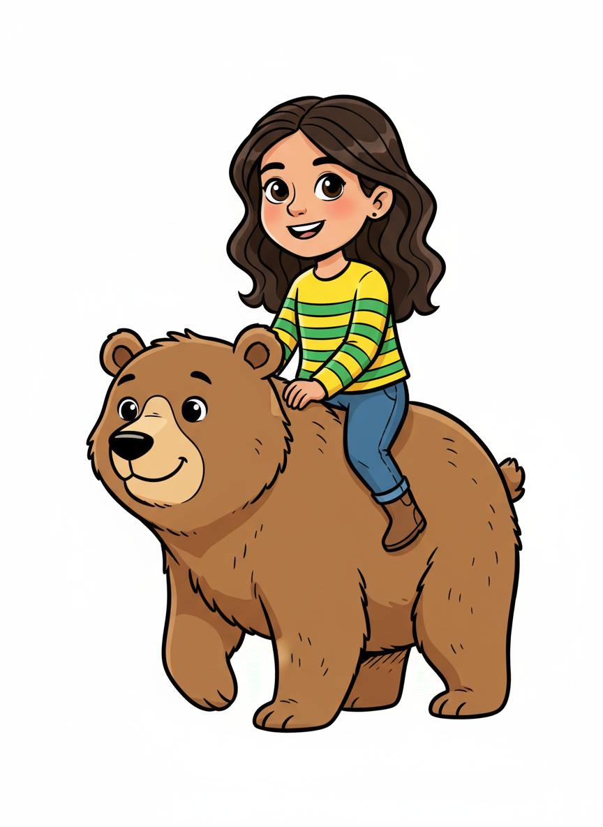 Bearbriela - Classic Coloring Book