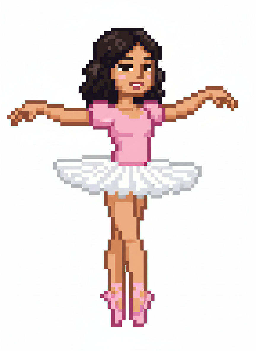 Balletina Gabriela - Pixel Art