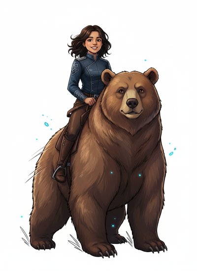 Gabriela's Bear Adventure 🐻 - Webtoon Anime