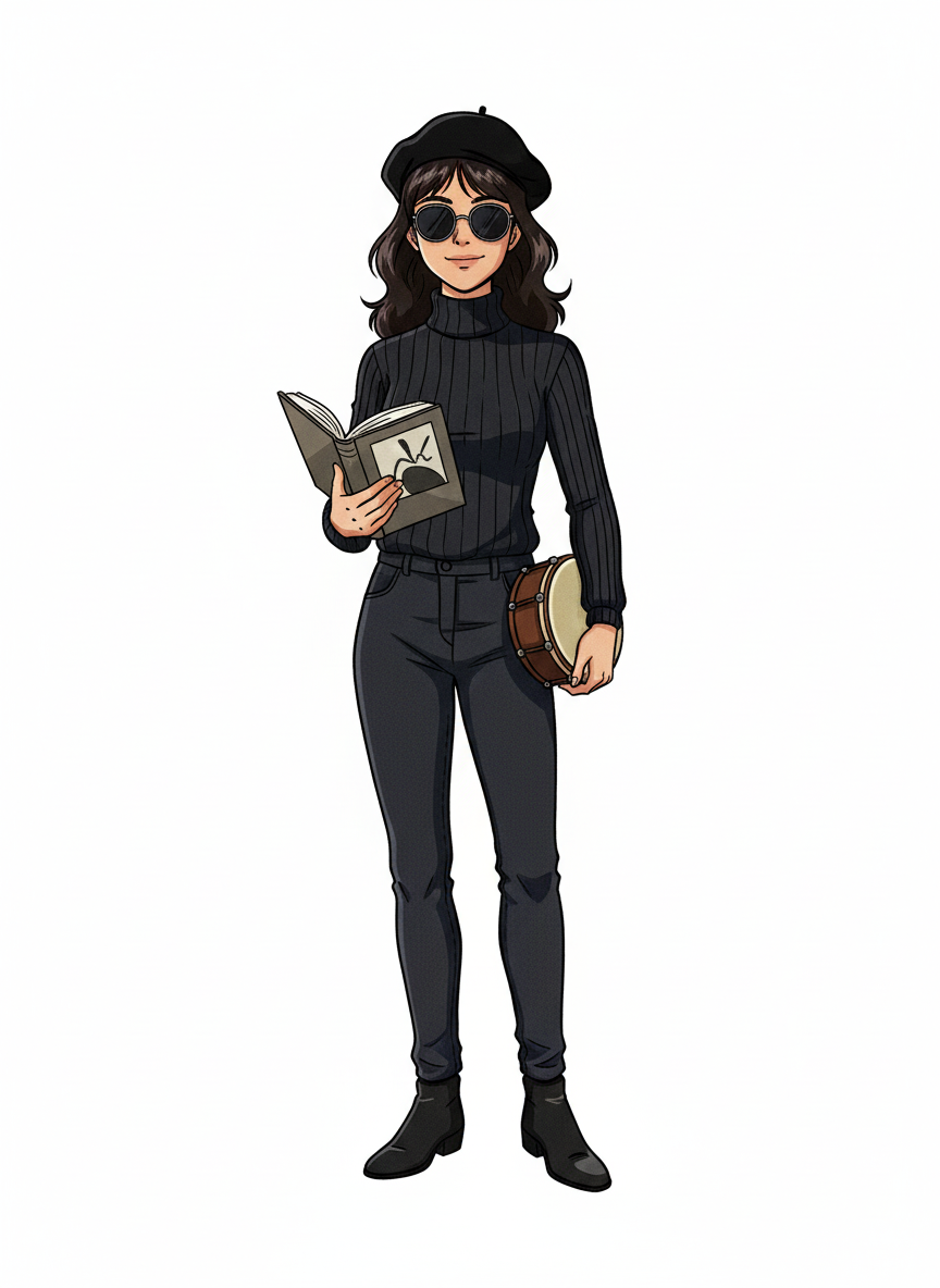 Gabriela the Beatnik Poet - Classic Anime