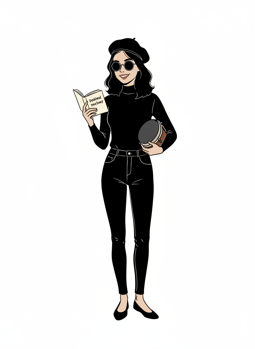 Gabriela the Beatnik Poet - Minimalist