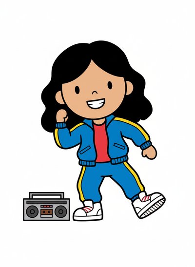 Gabriela's Breakdance Vibes 💃 - Preschool Simple