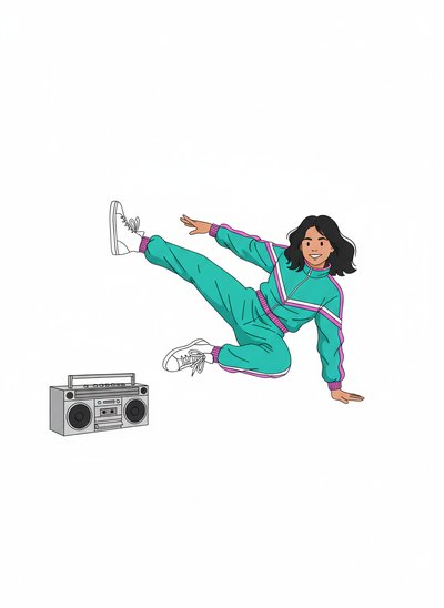 Gabriela's Breakdance Vibes 💃 - Minimalist