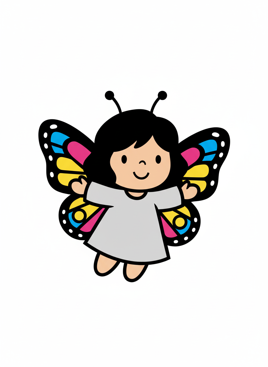 Gabi the Butterfly - Preschool Simple