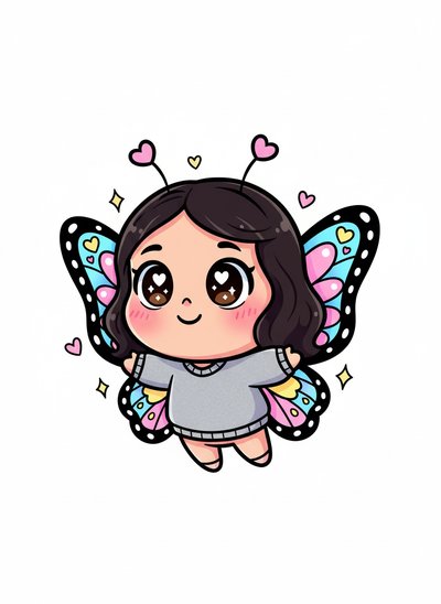 Gabriela's Butterfly Adventure 🦋 - Kawaii Cute