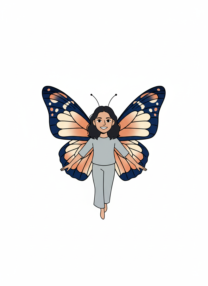 Gabi the Butterfly - Minimalist