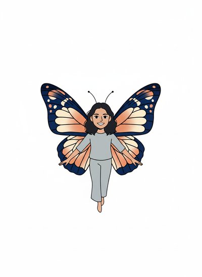Gabriela's Butterfly Adventure 🦋 - Minimalist