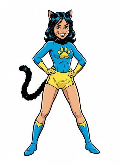 Gabriela's Purrfect Adventure 🐾 - Comic Book
