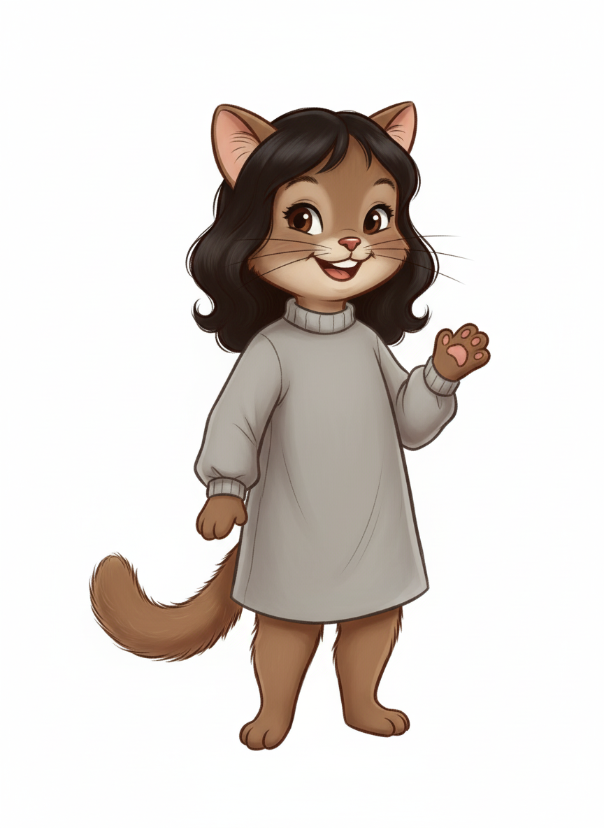 Gabby the Cat - Vintage Storybook