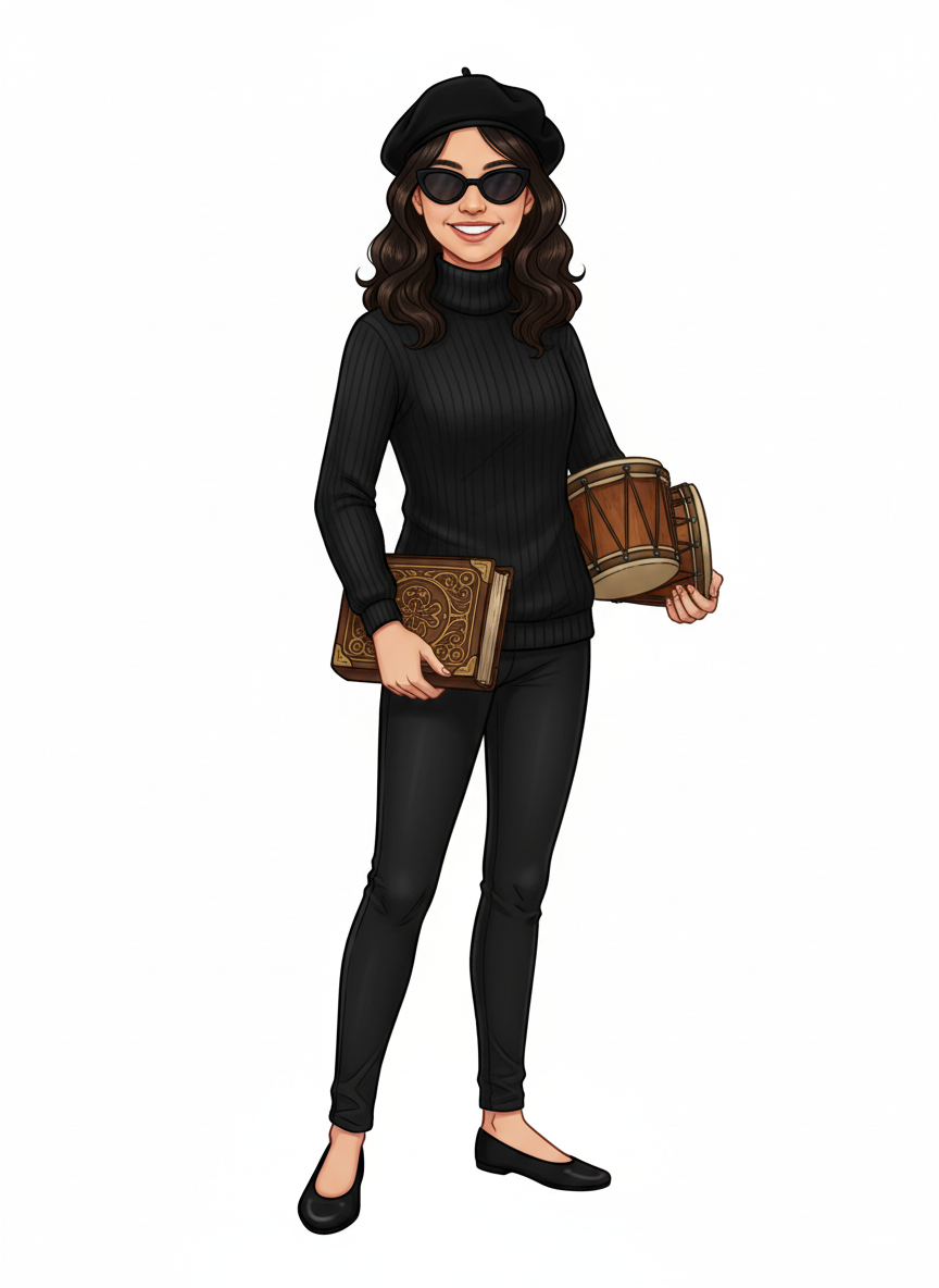 Gabriela the Beatnik Poet - Fairy Tale Classic