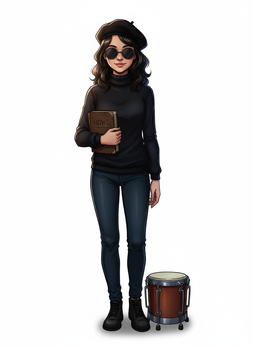 Gabriela the Beatnik Poet - Webtoon Anime