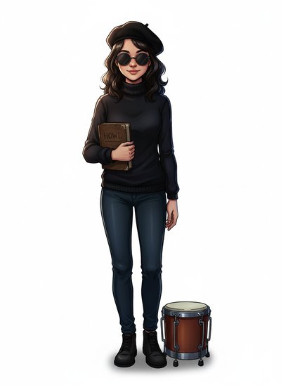 Gabriela's Beatnik Adventure 🎨 - Webtoon Anime