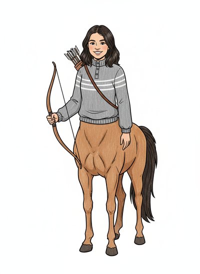Gabriela's Centaur Adventure 🐎 - Classic Coloring Book