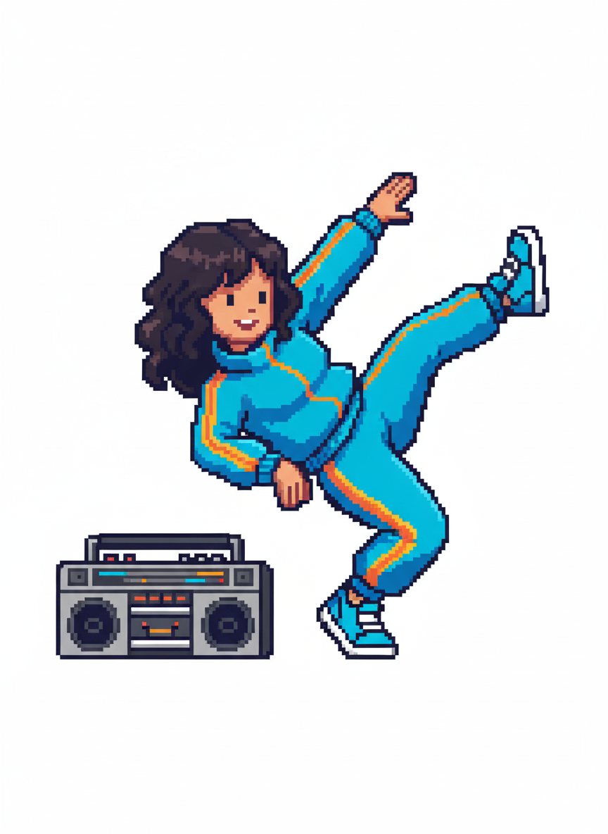 B-Girl Gabriela - Pixel Art