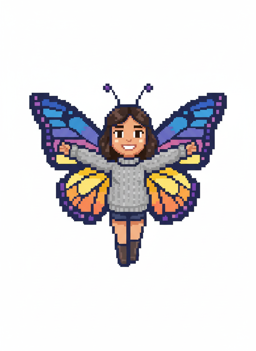Gabi the Butterfly - Pixel Art