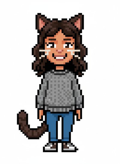 Gabriela's Purrfect Adventure 🐾 - Pixel Art