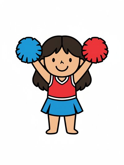 Cheerleader Vibes with Gabriela 🎉 - Preschool Simple