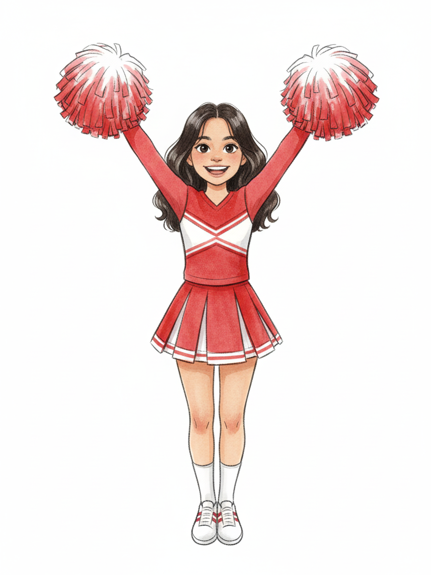 Gabriela the Cheerleader - Gentle Pencil