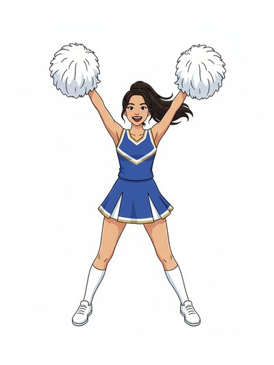 Cheerleader Vibes with Gabriela 🎉 - Minimalist