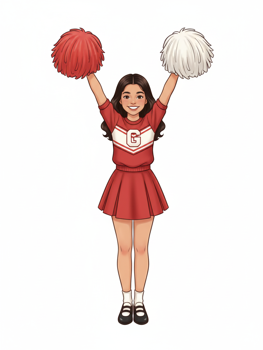 Gabriela the Cheerleader - Vintage Storybook