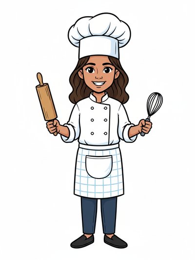 Gabriela's Culinary Creations 🍳 - Classic Coloring Book